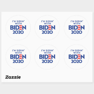 BIDEN 2020 - Sidin' with Biden Classic Round Sticker