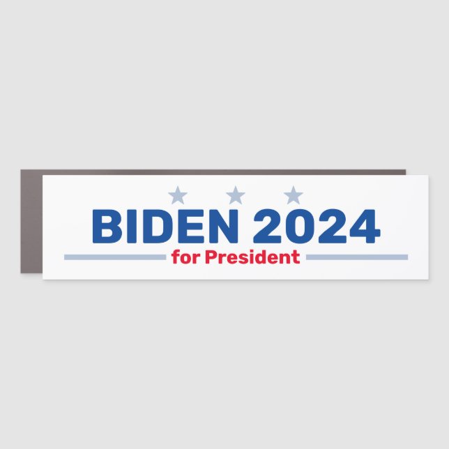 Biden 2024 bumper magnet (Front)