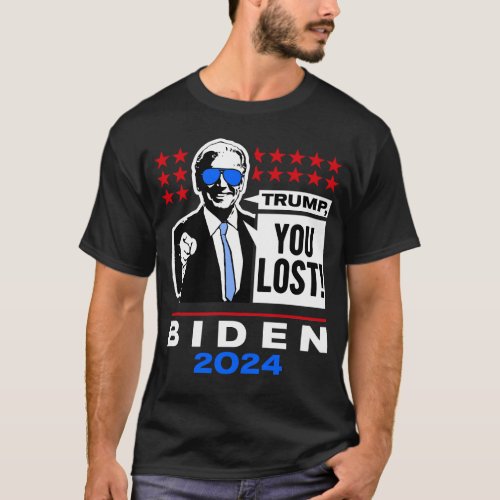 Biden 2024 Dark Brandon Trump Lost T_Shirt