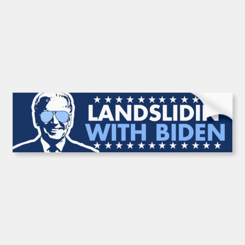 Biden 2024 Landslidin With Biden Biden Won Bumper Sticker