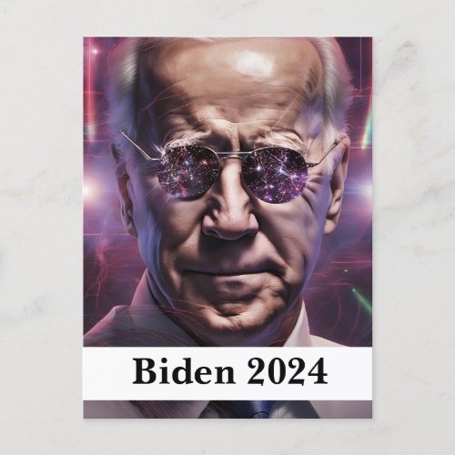 Biden 2024 postcard