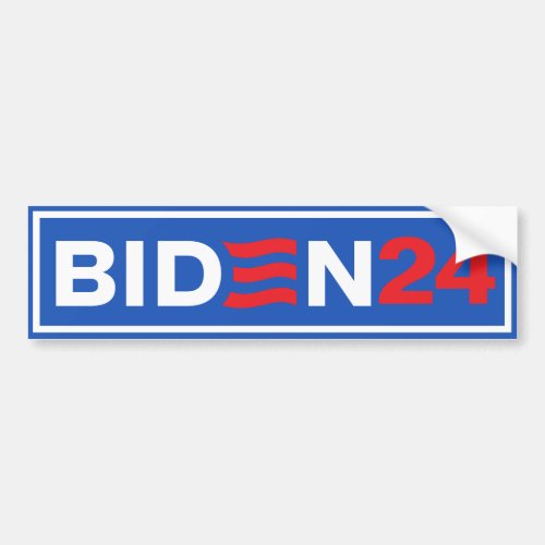 Biden 24 Campaign Bumper Sticker
