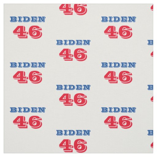 Biden 46 Collegiate Style Fabric