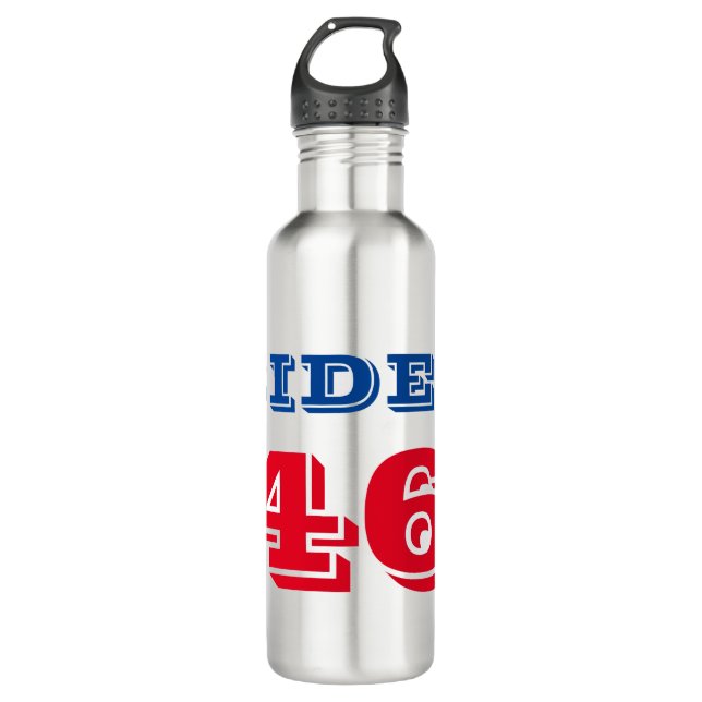 Biden 46 Collegiate Style Stainless Steel Water Bottle (Front)