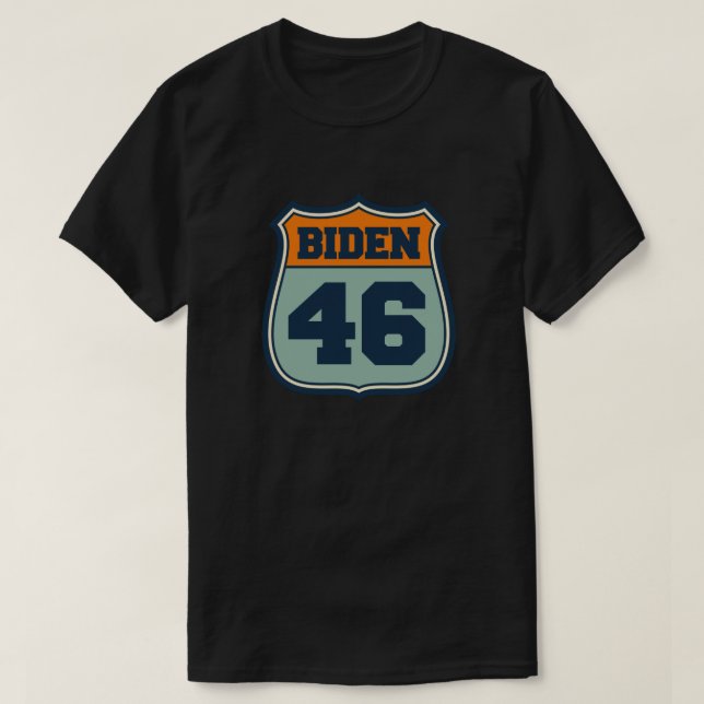 Biden 46 - Elected Celebrate Joe Biden 46th T-Shirt (Design Front)