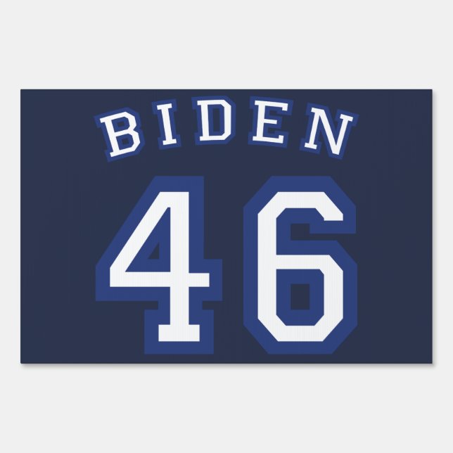 BIDEN 46 lawn sign (Back)