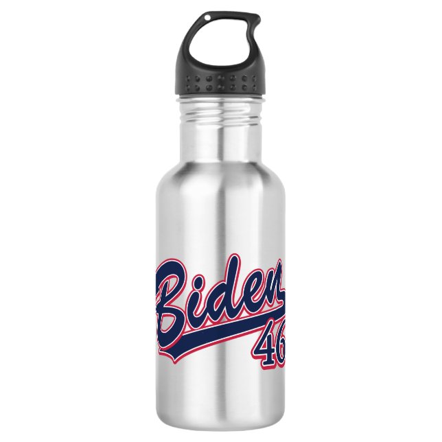 Biden-46 Stainless Steel Water Bottle (Front)