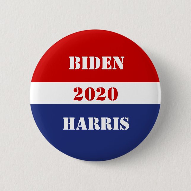 Biden and Harris 2020 Button (Front)