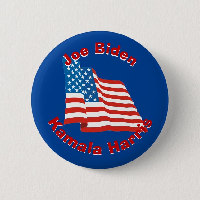 Biden and Harris 2020 Button (Front)