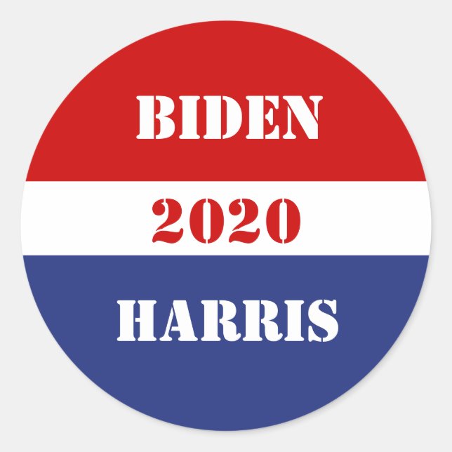 Biden and Harris - 2020 Election Stickers (Front)