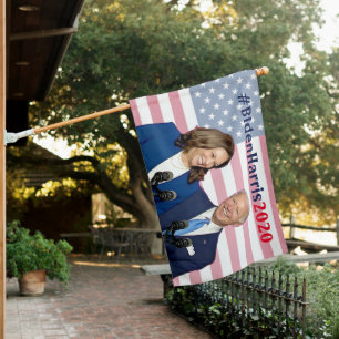 Biden and Harris 2020 Election Support House Flag