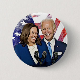 Biden and Harris 2020 Presidential Election Button