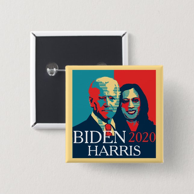 Biden and Harris Button (Front & Back)