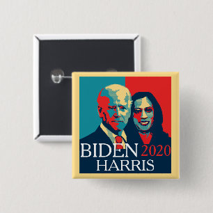 Biden and Harris Button