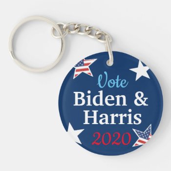 Biden And Harris For President 2020 Election Keychain by Magical_Maddness at Zazzle