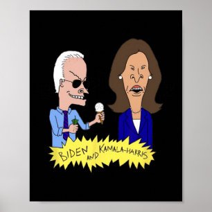Biden And Kamala-harris Parody  Poster