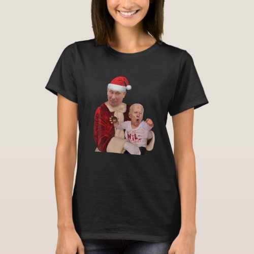Biden And Putin Santa Christmas _ Funny Christmas T_Shirt