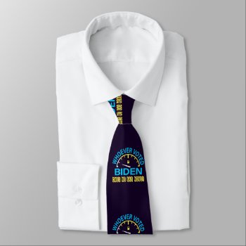 Biden Anti Whoever Voted Owes Me Gas Money Confuse Neck Tie by Lorriscustomart at Zazzle