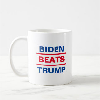 "Biden Beats Trump" Campaign Coffee Mug