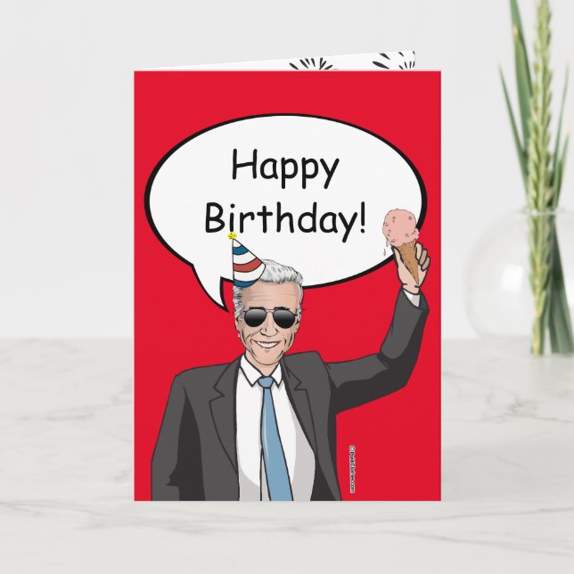 BIDEN Birthday Card (Front)