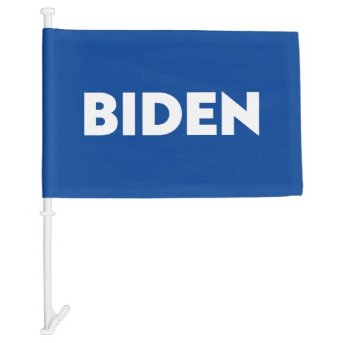 Biden blue white _ Car Flag
