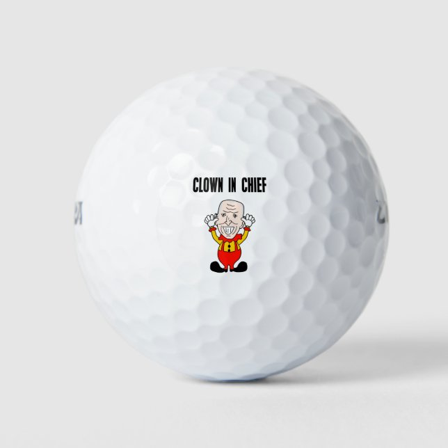 Biden Clown in Chief Golf Balls (Front)