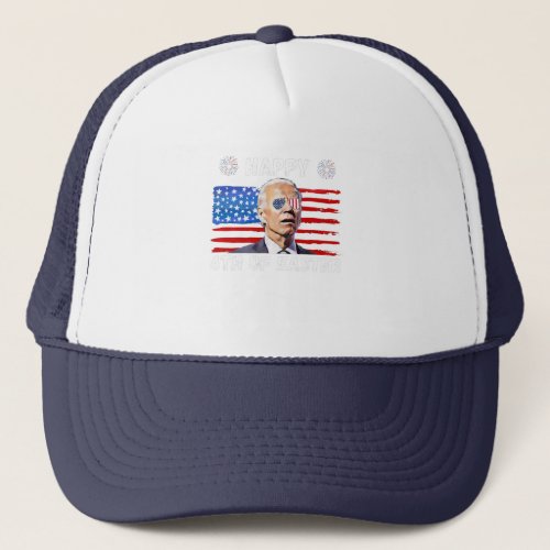 Biden dazed merry 4th of you know trucker hat