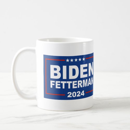 Biden Fetterman 2024 Coffee Mug