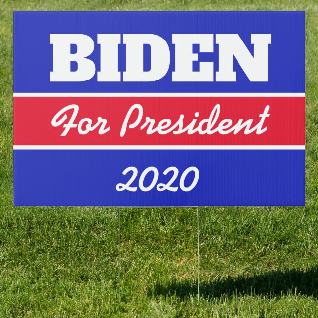 Biden for President 2020 Election Sign (Insitu)