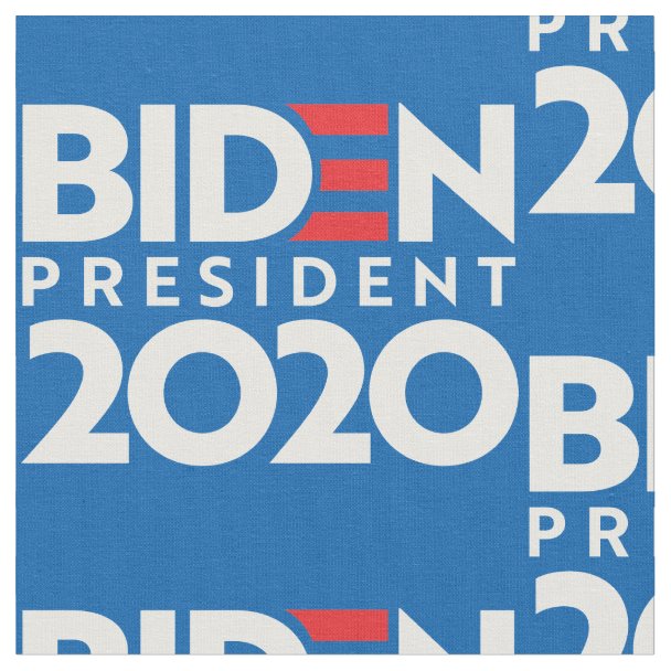 Joe Biden for President Fabric | Zazzle.com