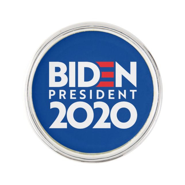 BIDEN FOR PRESIDENT 2020 LAPEL PIN (Front)