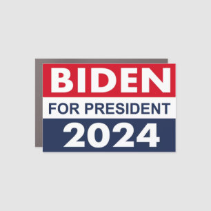 Biden For President 2024 Bumper Car Magnet