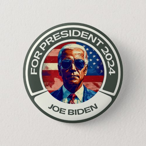 Biden for President 2024 Button