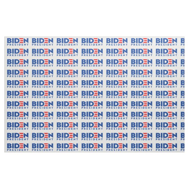 Biden for President Blue Mini Text , ZSSG Fabric (Fat Quarter)