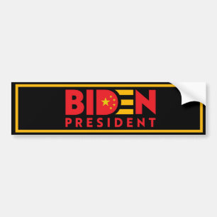 Biden for President of China Bumper Sticker
