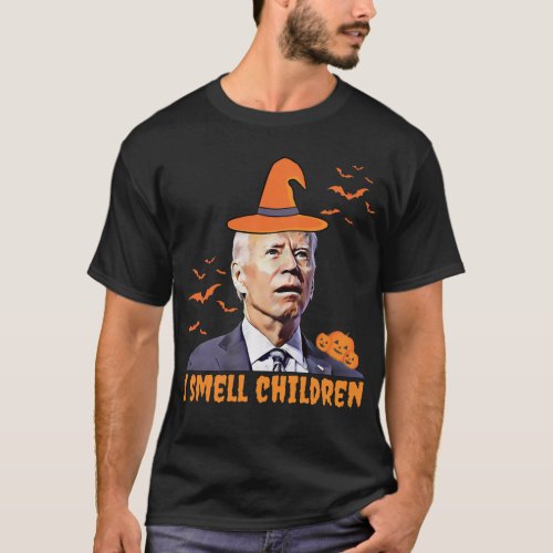 Biden Halloween  I Smell Children Republicans Ha T_Shirt