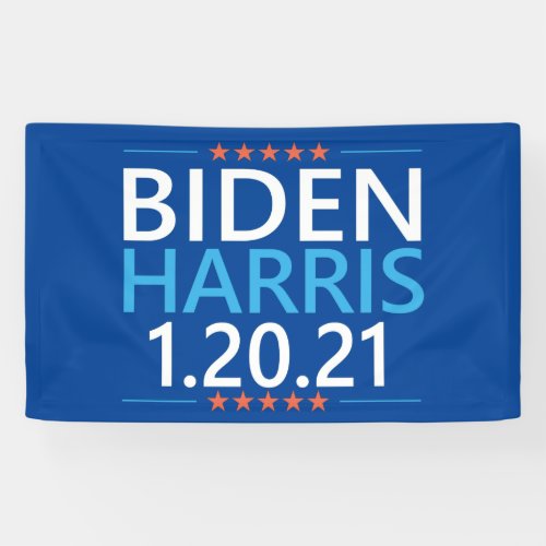 Biden Harris 12021 Inauguration Trumps Last Day Banner