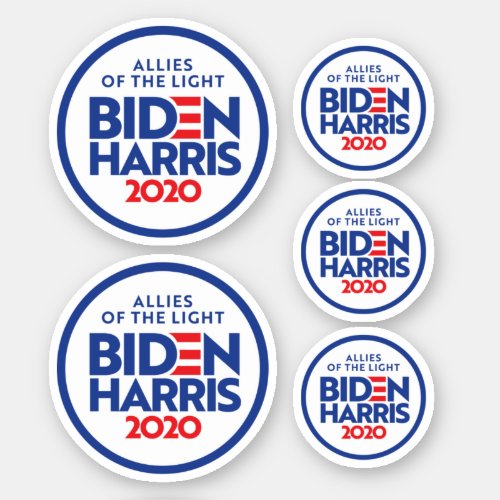 BIDEN HARRIS 2020 Allies of the Light Sticker