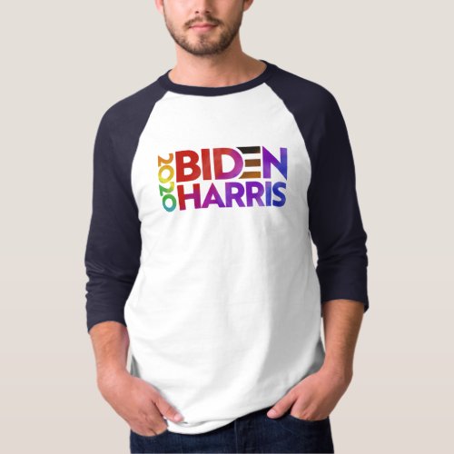 Biden Harris 2020 baseball t_shirt