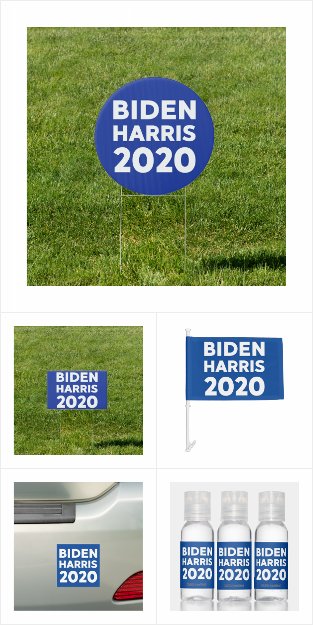Biden Harris 2020 Bold Blue Election Gear