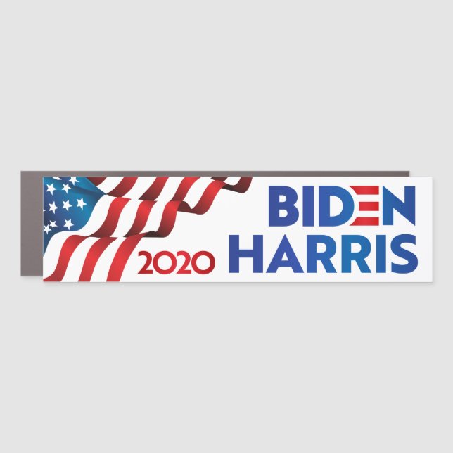 Biden Harris 2020 Bumper Car Magnet (Front)
