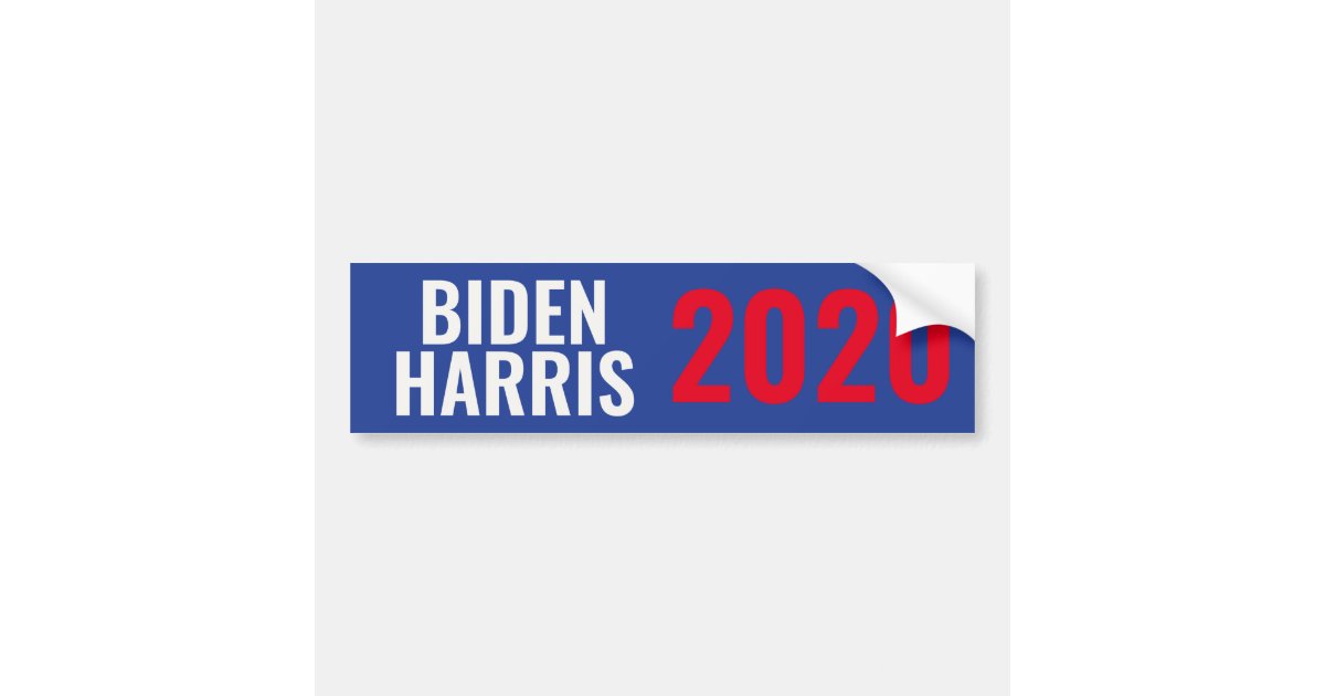 Biden Harris 2020 Bumper Sticker | Zazzle