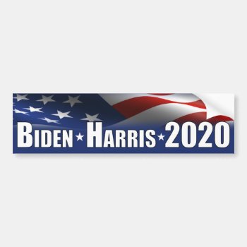 Biden Harris 2020 Bumper Sticker by Megatudes at Zazzle