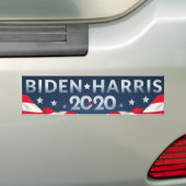 Biden/Harris 2020 Bumper Sticker (On Car)
