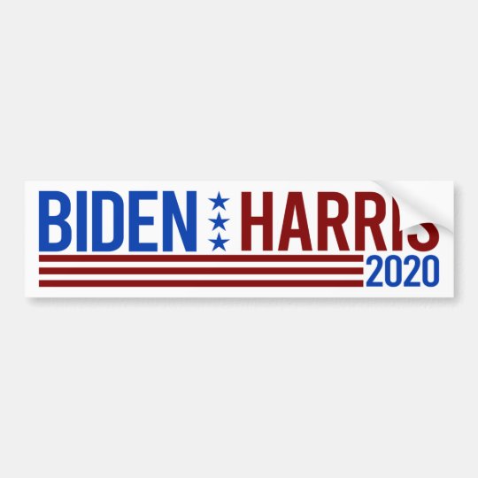 Biden Harris 2020 Bumper Sticker | Zazzle.com