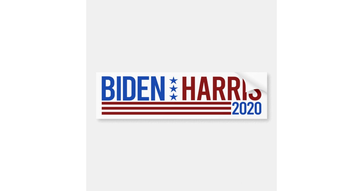 Biden Harris 2020 Bumper Sticker Zazzle