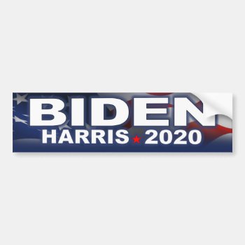 Biden Harris 2020 Bumper Sticker by Megatudes at Zazzle