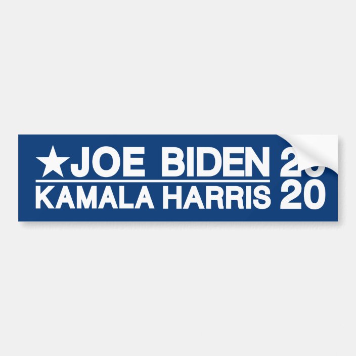 Biden, Harris 2020 Bumper Sticker | Zazzle.com