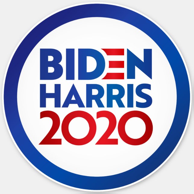 Biden Harris 2020 Bumper Sticker (Front)