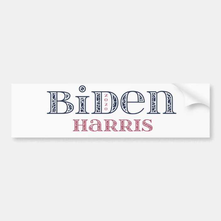 Biden & Harris 2020 Bumper Sticker | Zazzle.com